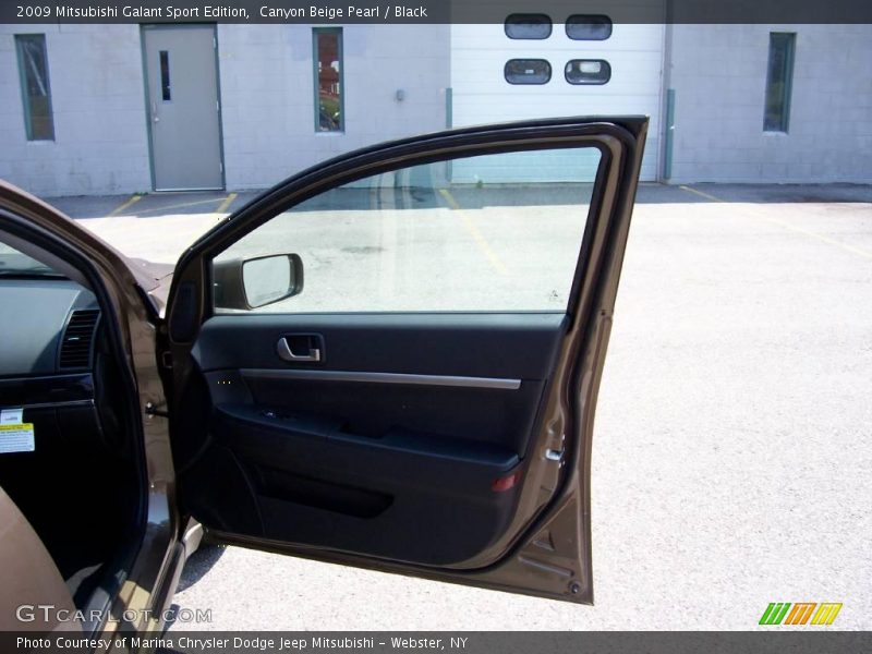 Canyon Beige Pearl / Black 2009 Mitsubishi Galant Sport Edition