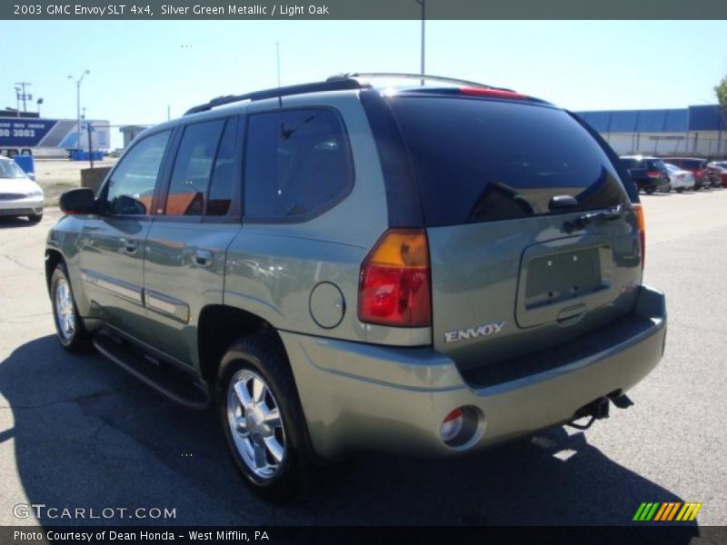 Silver Green Metallic / Light Oak 2003 GMC Envoy SLT 4x4