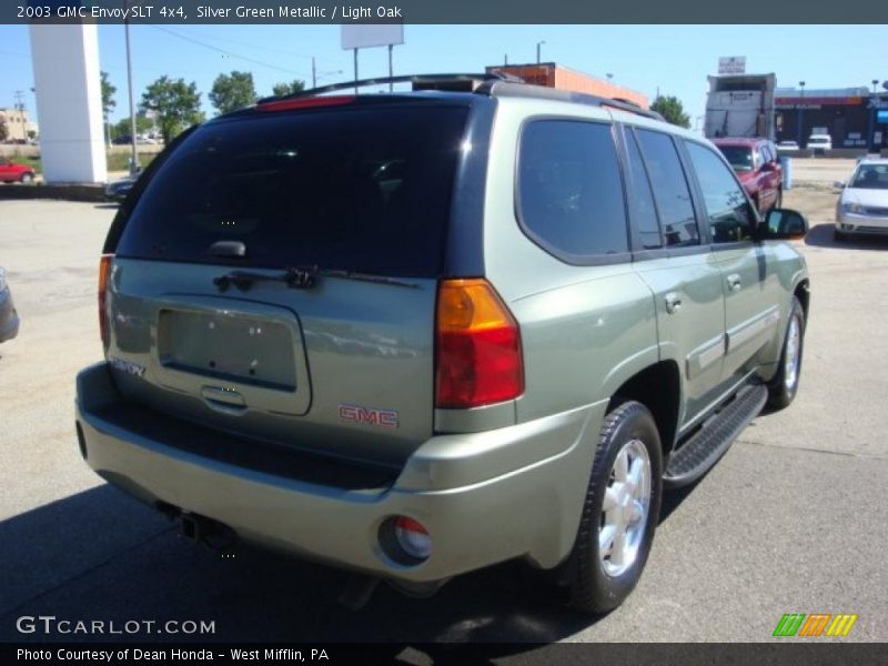Silver Green Metallic / Light Oak 2003 GMC Envoy SLT 4x4