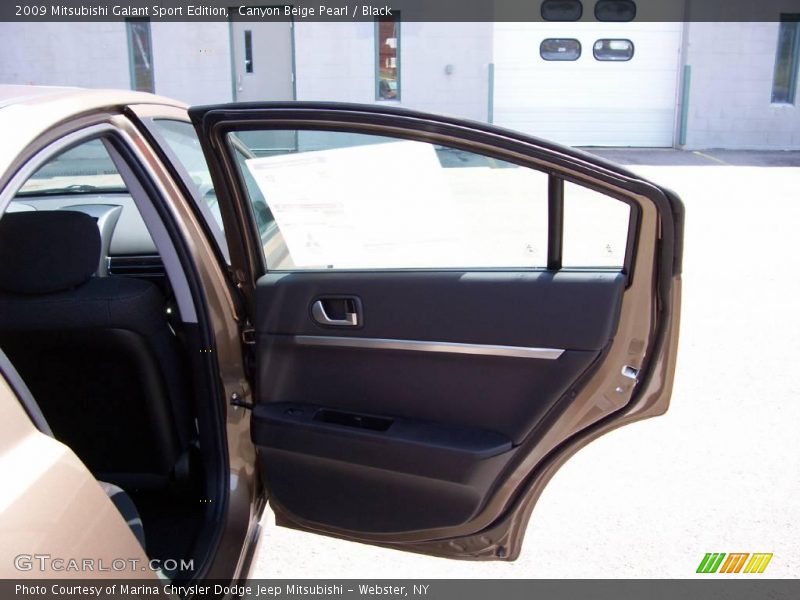 Canyon Beige Pearl / Black 2009 Mitsubishi Galant Sport Edition