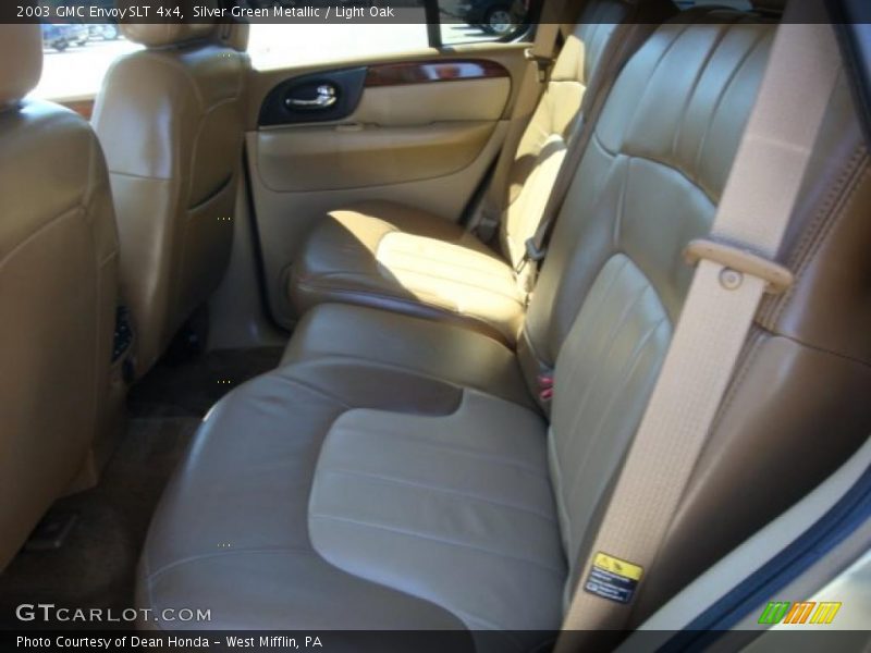 Silver Green Metallic / Light Oak 2003 GMC Envoy SLT 4x4