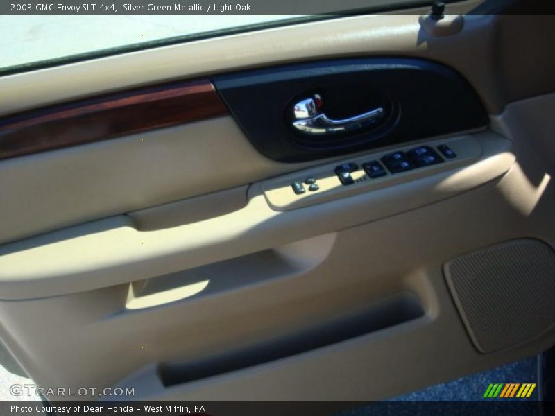 Silver Green Metallic / Light Oak 2003 GMC Envoy SLT 4x4