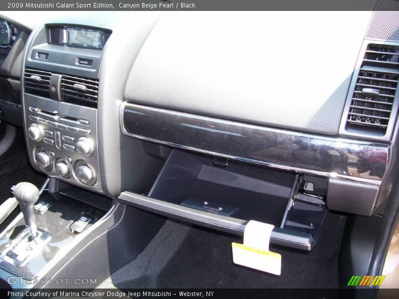 Canyon Beige Pearl / Black 2009 Mitsubishi Galant Sport Edition