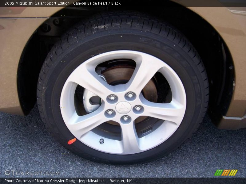 Canyon Beige Pearl / Black 2009 Mitsubishi Galant Sport Edition