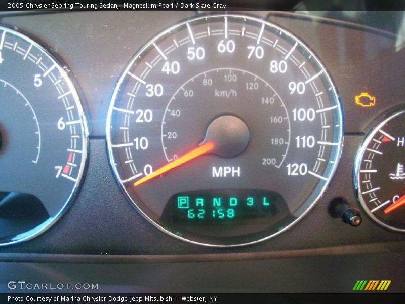 Magnesium Pearl / Dark Slate Gray 2005 Chrysler Sebring Touring Sedan