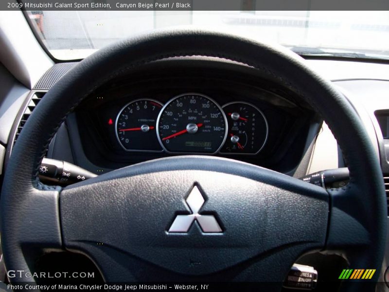 Canyon Beige Pearl / Black 2009 Mitsubishi Galant Sport Edition