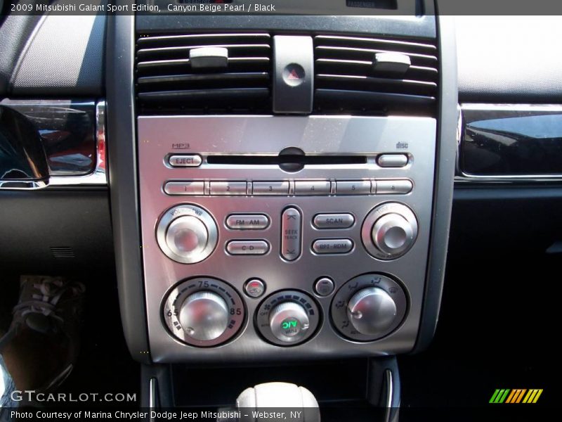 Canyon Beige Pearl / Black 2009 Mitsubishi Galant Sport Edition
