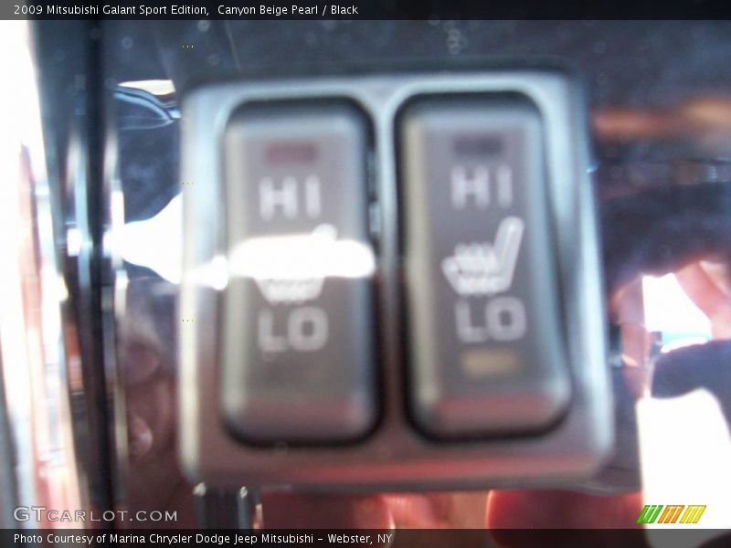 Canyon Beige Pearl / Black 2009 Mitsubishi Galant Sport Edition