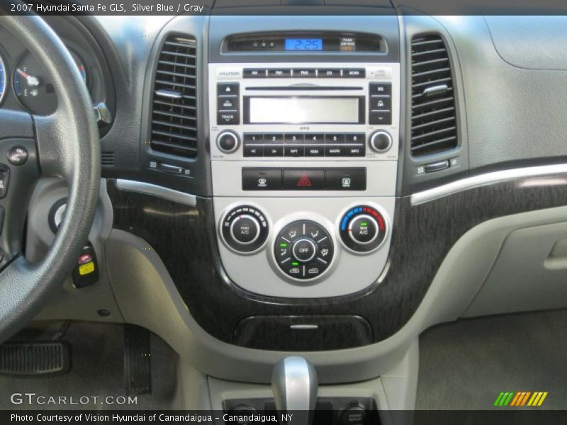 Silver Blue / Gray 2007 Hyundai Santa Fe GLS