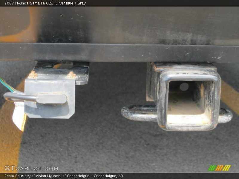 Silver Blue / Gray 2007 Hyundai Santa Fe GLS
