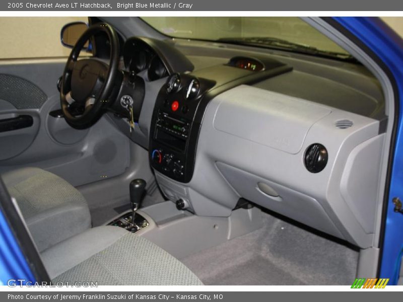 Bright Blue Metallic / Gray 2005 Chevrolet Aveo LT Hatchback