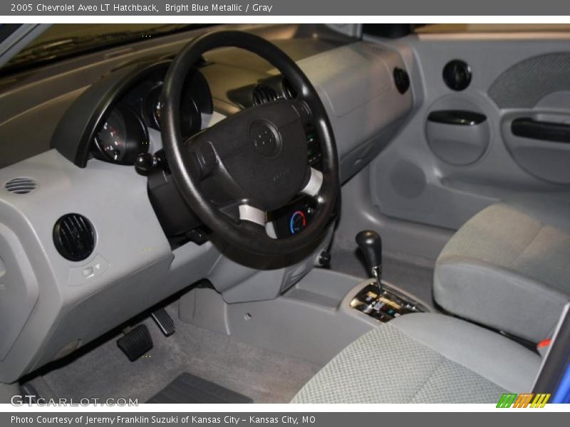 Bright Blue Metallic / Gray 2005 Chevrolet Aveo LT Hatchback