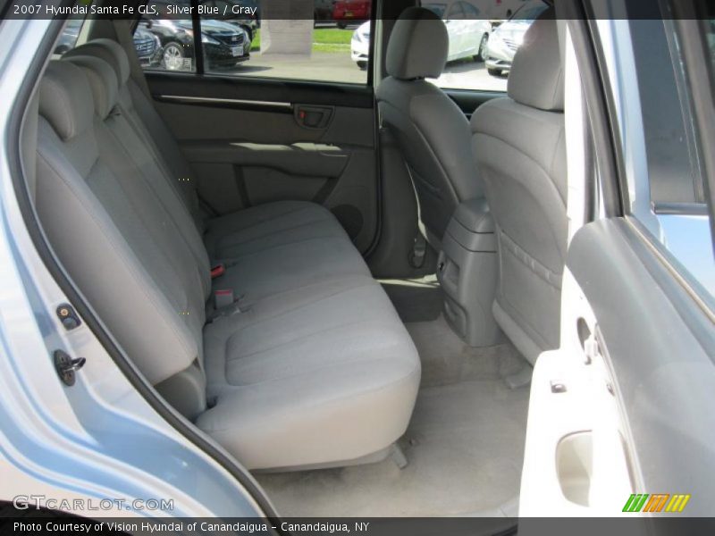Silver Blue / Gray 2007 Hyundai Santa Fe GLS