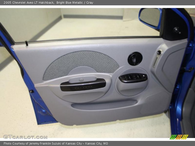 Bright Blue Metallic / Gray 2005 Chevrolet Aveo LT Hatchback