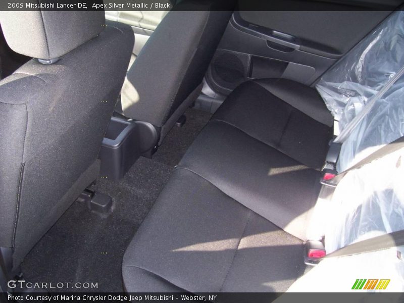 Apex Silver Metallic / Black 2009 Mitsubishi Lancer DE