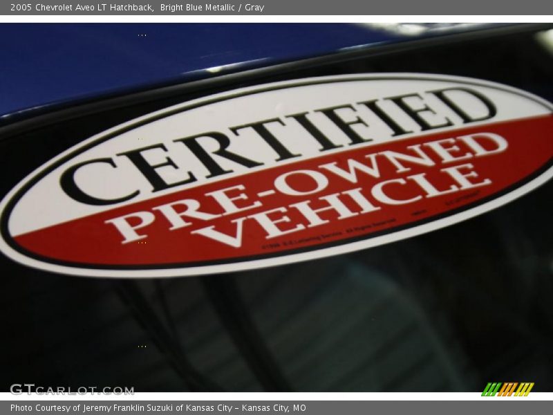 Bright Blue Metallic / Gray 2005 Chevrolet Aveo LT Hatchback