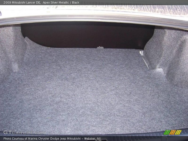 Apex Silver Metallic / Black 2009 Mitsubishi Lancer DE