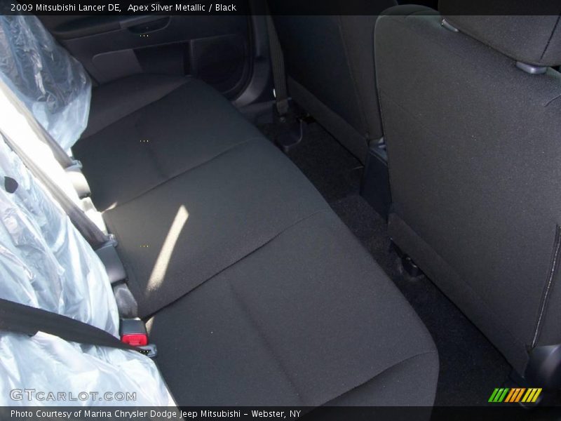 Apex Silver Metallic / Black 2009 Mitsubishi Lancer DE