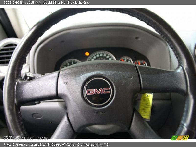 Liquid Silver Metallic / Light Gray 2008 GMC Envoy SLE 4x4