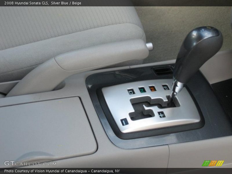 Silver Blue / Beige 2008 Hyundai Sonata GLS