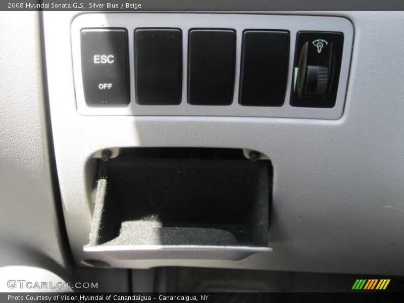 Silver Blue / Beige 2008 Hyundai Sonata GLS