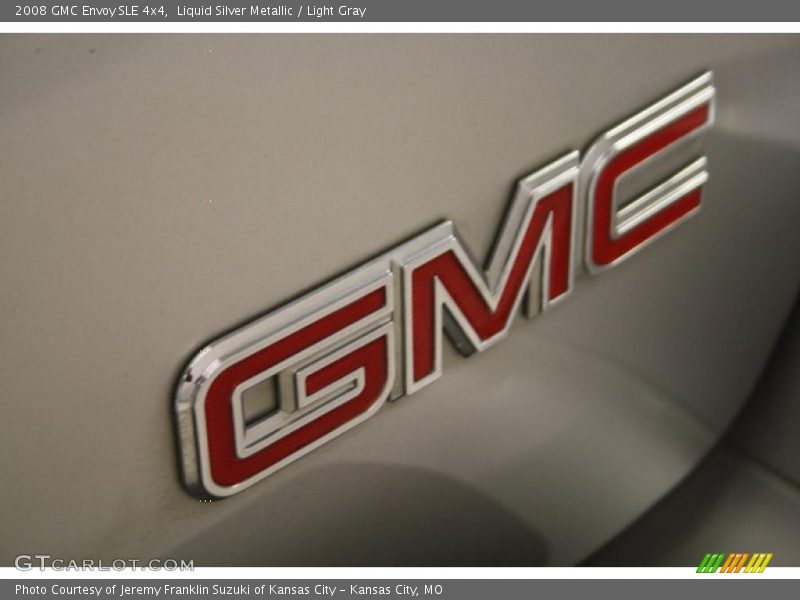 Liquid Silver Metallic / Light Gray 2008 GMC Envoy SLE 4x4