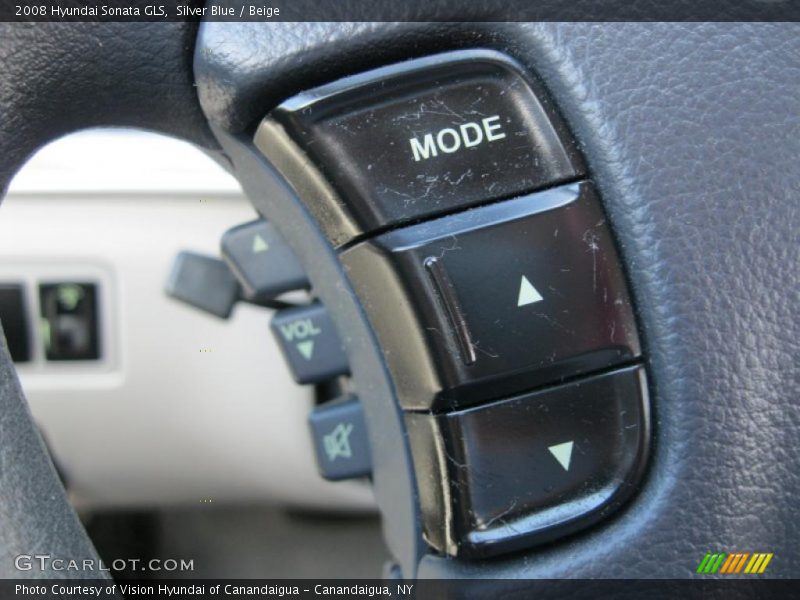 Silver Blue / Beige 2008 Hyundai Sonata GLS
