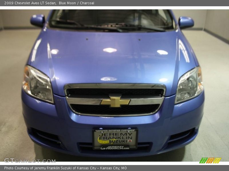 Blue Moon / Charcoal 2009 Chevrolet Aveo LT Sedan