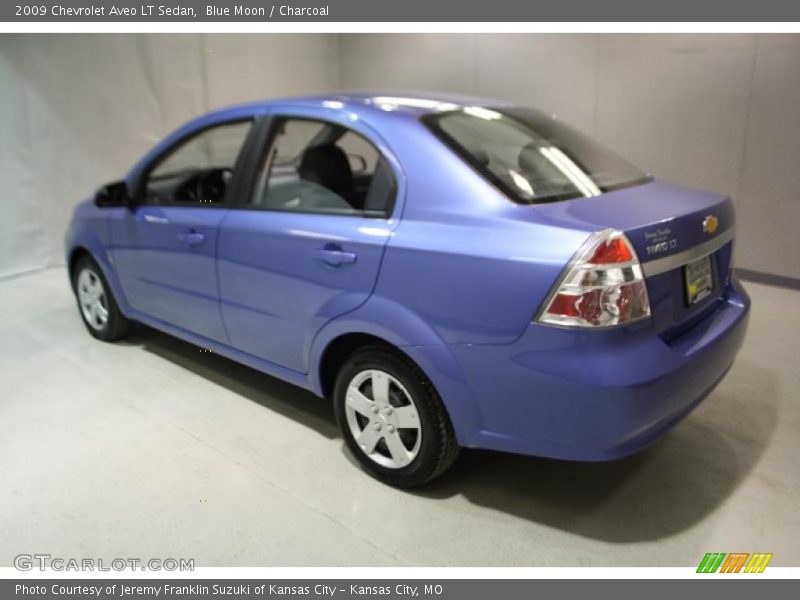 Blue Moon / Charcoal 2009 Chevrolet Aveo LT Sedan