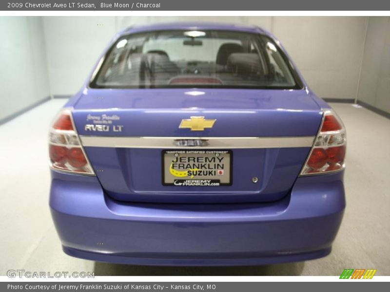 Blue Moon / Charcoal 2009 Chevrolet Aveo LT Sedan