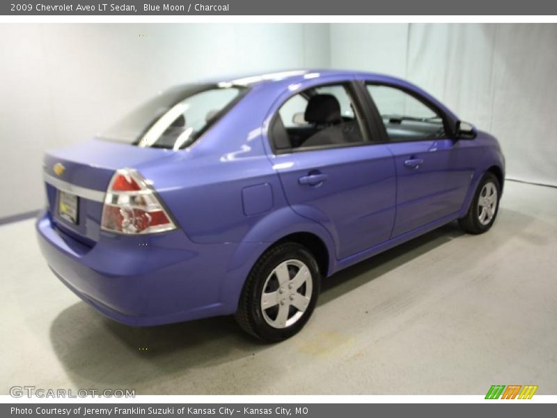 Blue Moon / Charcoal 2009 Chevrolet Aveo LT Sedan