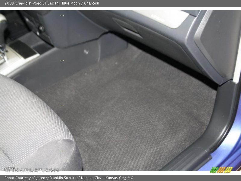 Blue Moon / Charcoal 2009 Chevrolet Aveo LT Sedan
