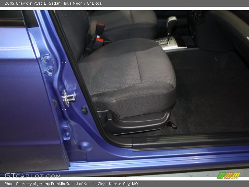 Blue Moon / Charcoal 2009 Chevrolet Aveo LT Sedan