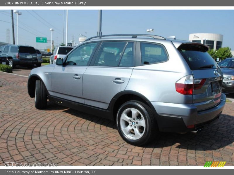 Silver Grey Metallic / Grey 2007 BMW X3 3.0si