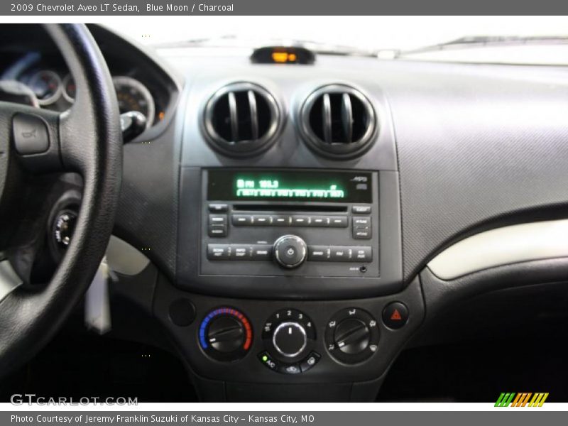 Blue Moon / Charcoal 2009 Chevrolet Aveo LT Sedan
