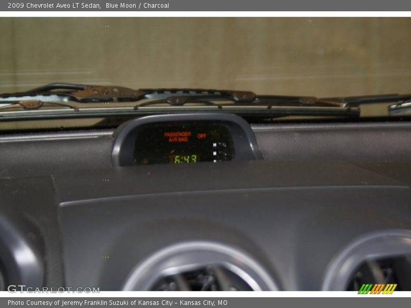 Blue Moon / Charcoal 2009 Chevrolet Aveo LT Sedan