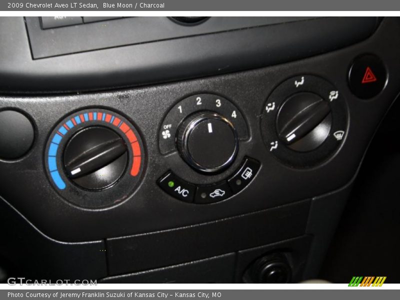 Blue Moon / Charcoal 2009 Chevrolet Aveo LT Sedan