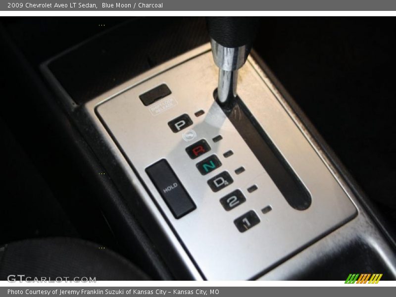 Blue Moon / Charcoal 2009 Chevrolet Aveo LT Sedan