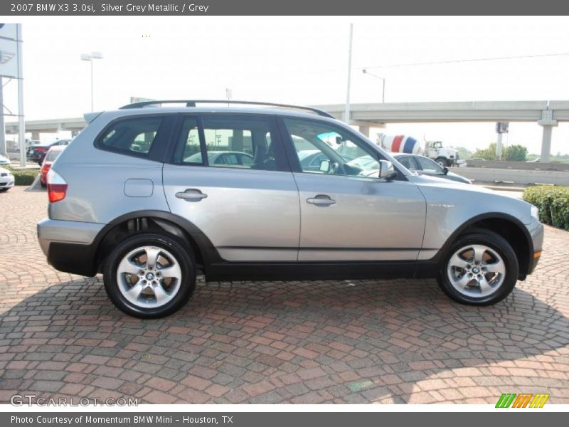 Silver Grey Metallic / Grey 2007 BMW X3 3.0si