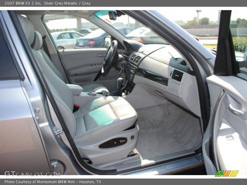 Silver Grey Metallic / Grey 2007 BMW X3 3.0si