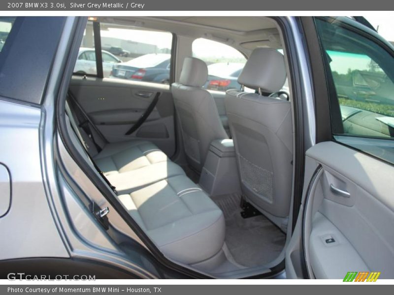 Silver Grey Metallic / Grey 2007 BMW X3 3.0si