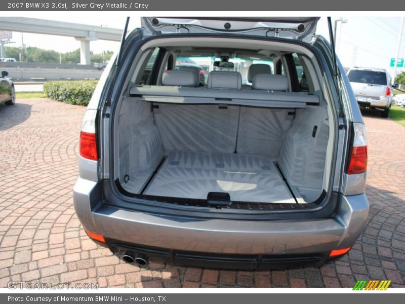 Silver Grey Metallic / Grey 2007 BMW X3 3.0si