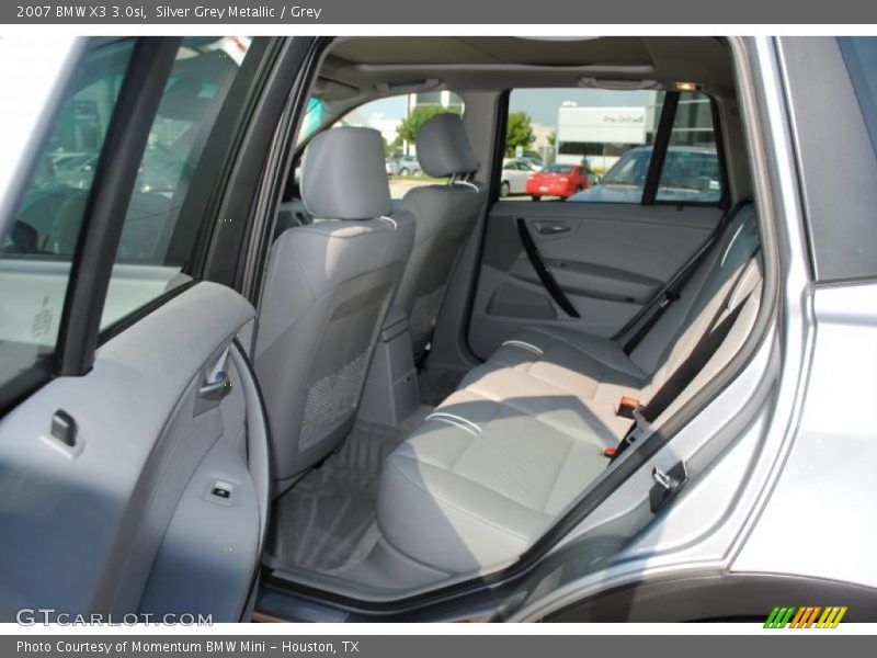 Silver Grey Metallic / Grey 2007 BMW X3 3.0si