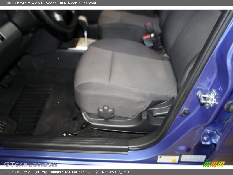 Blue Moon / Charcoal 2009 Chevrolet Aveo LT Sedan