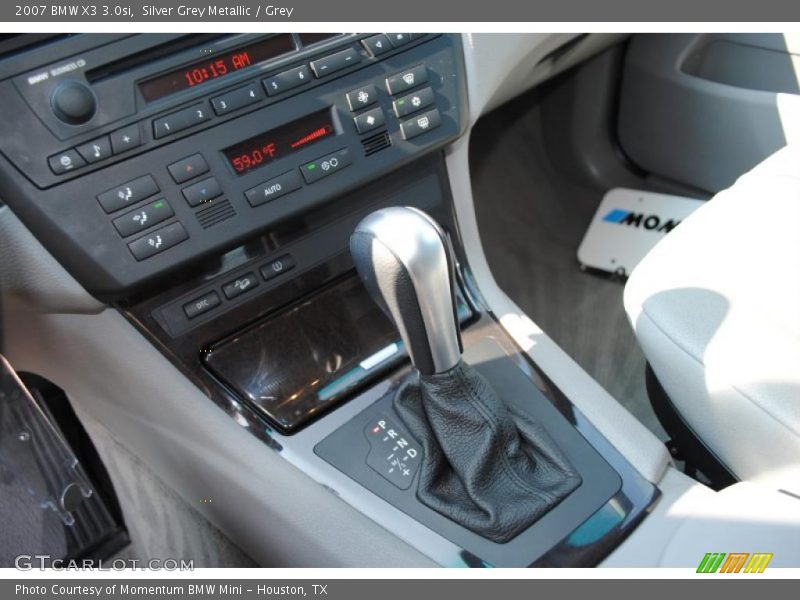 Silver Grey Metallic / Grey 2007 BMW X3 3.0si