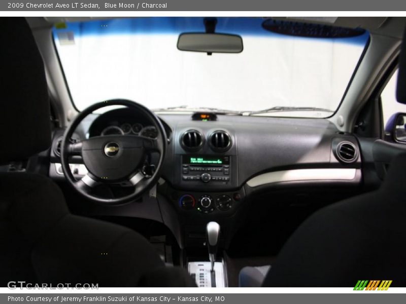 Blue Moon / Charcoal 2009 Chevrolet Aveo LT Sedan
