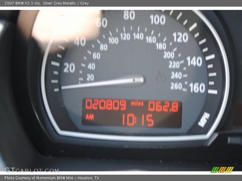 Silver Grey Metallic / Grey 2007 BMW X3 3.0si