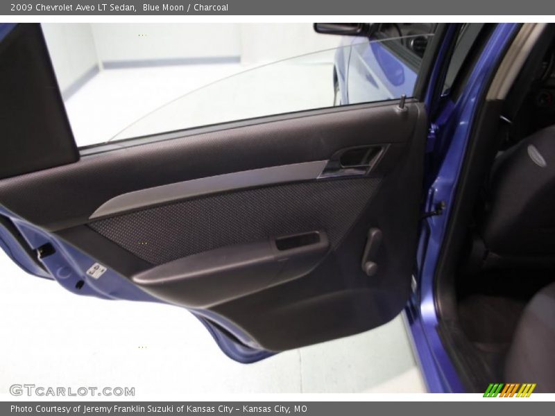 Blue Moon / Charcoal 2009 Chevrolet Aveo LT Sedan