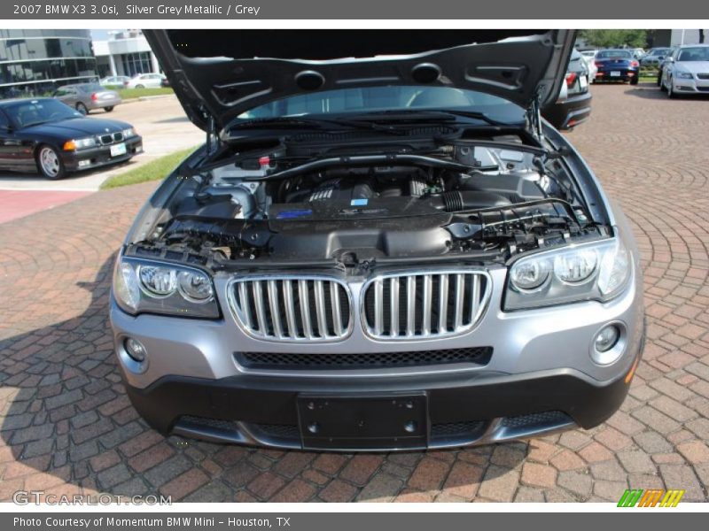 Silver Grey Metallic / Grey 2007 BMW X3 3.0si