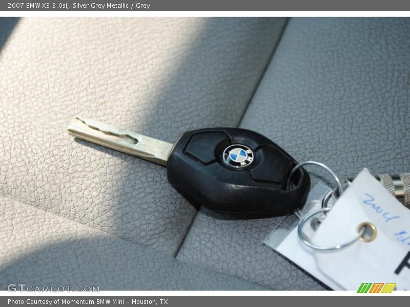 Silver Grey Metallic / Grey 2007 BMW X3 3.0si